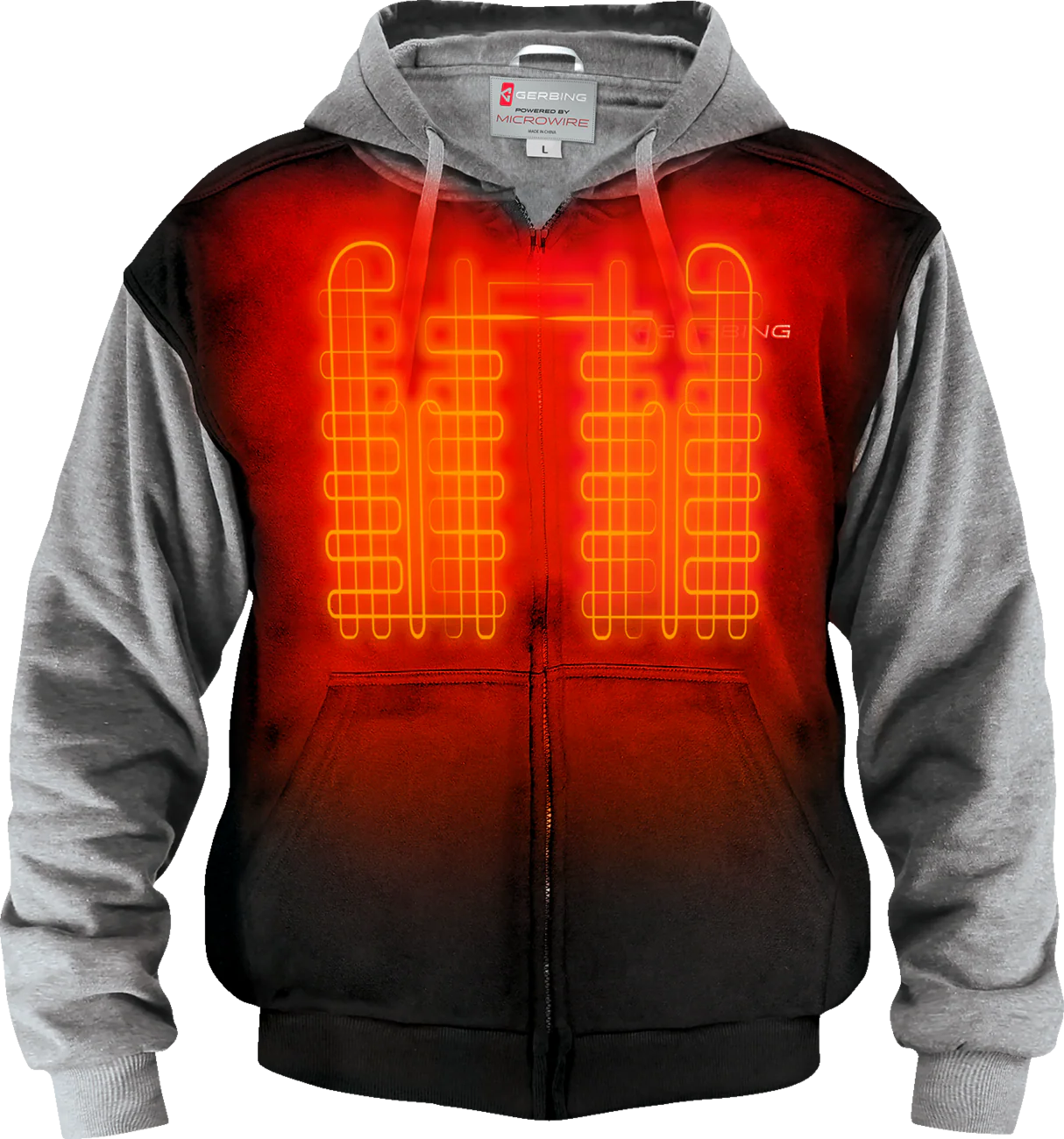 GERBING HEATED CLOTHING 7V Battery Heated Hoodie - Black - XL GERHDY7VUNIBLKXL - Image 3