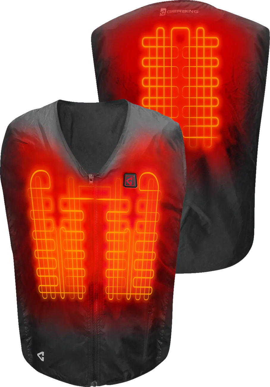 GERBING HEATED CLOTHING 7V Battery Heated Vest Liner - Black - S/M GERVTLN7VUNIBLKSM - Image 2