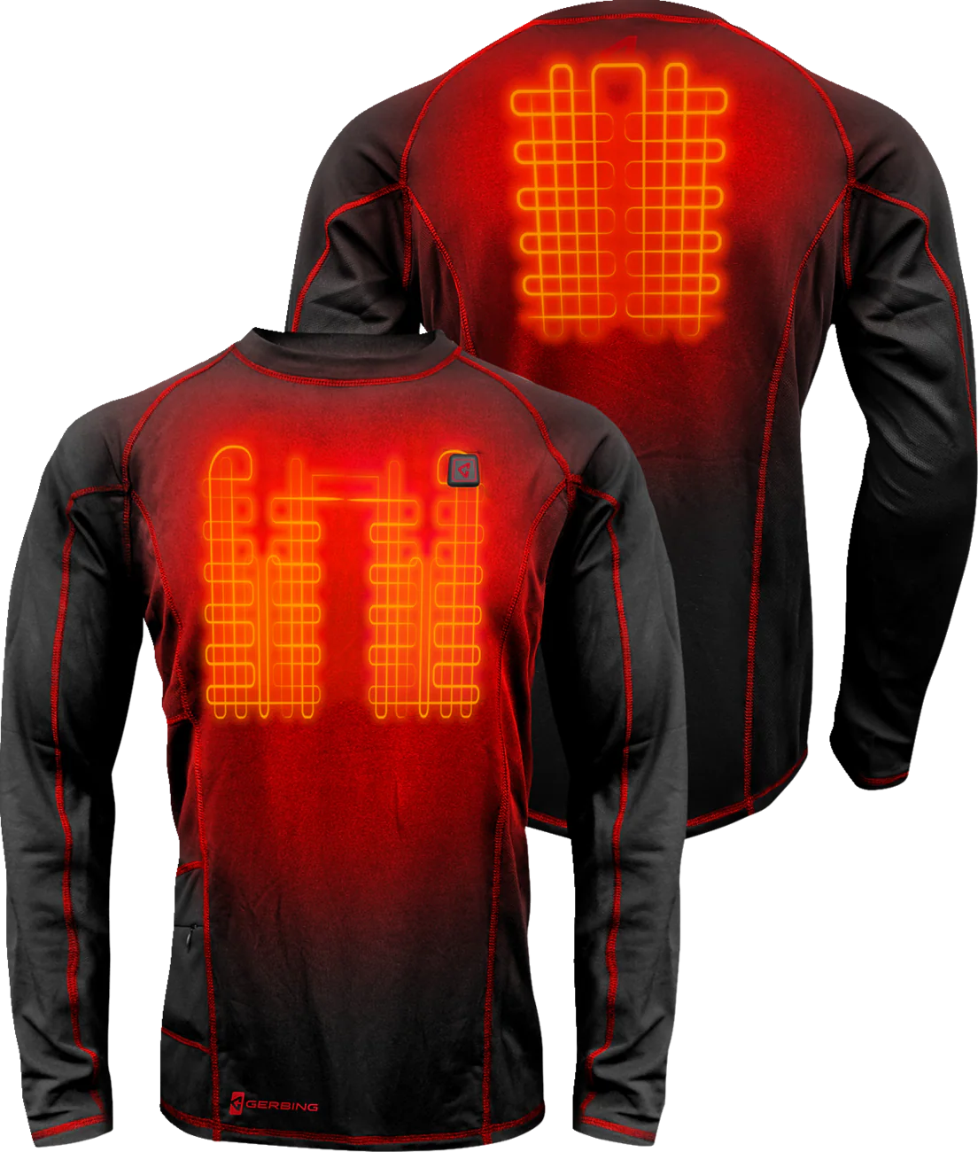 GERBING HEATED CLOTHING 7V Heated Base Layer Shirt - XL GERBLS7VMBLKXL - Image 2