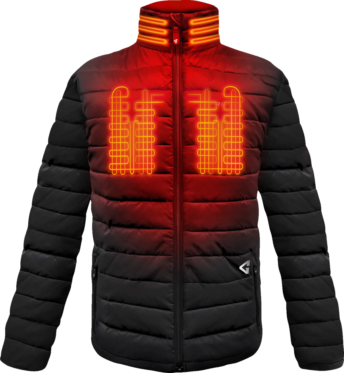 GERBING HEATED CLOTHING 7V Khione Insulated Heated Puffer Jacket 2.0 - Black - Large GERKPJKT7VMBL - Image 2