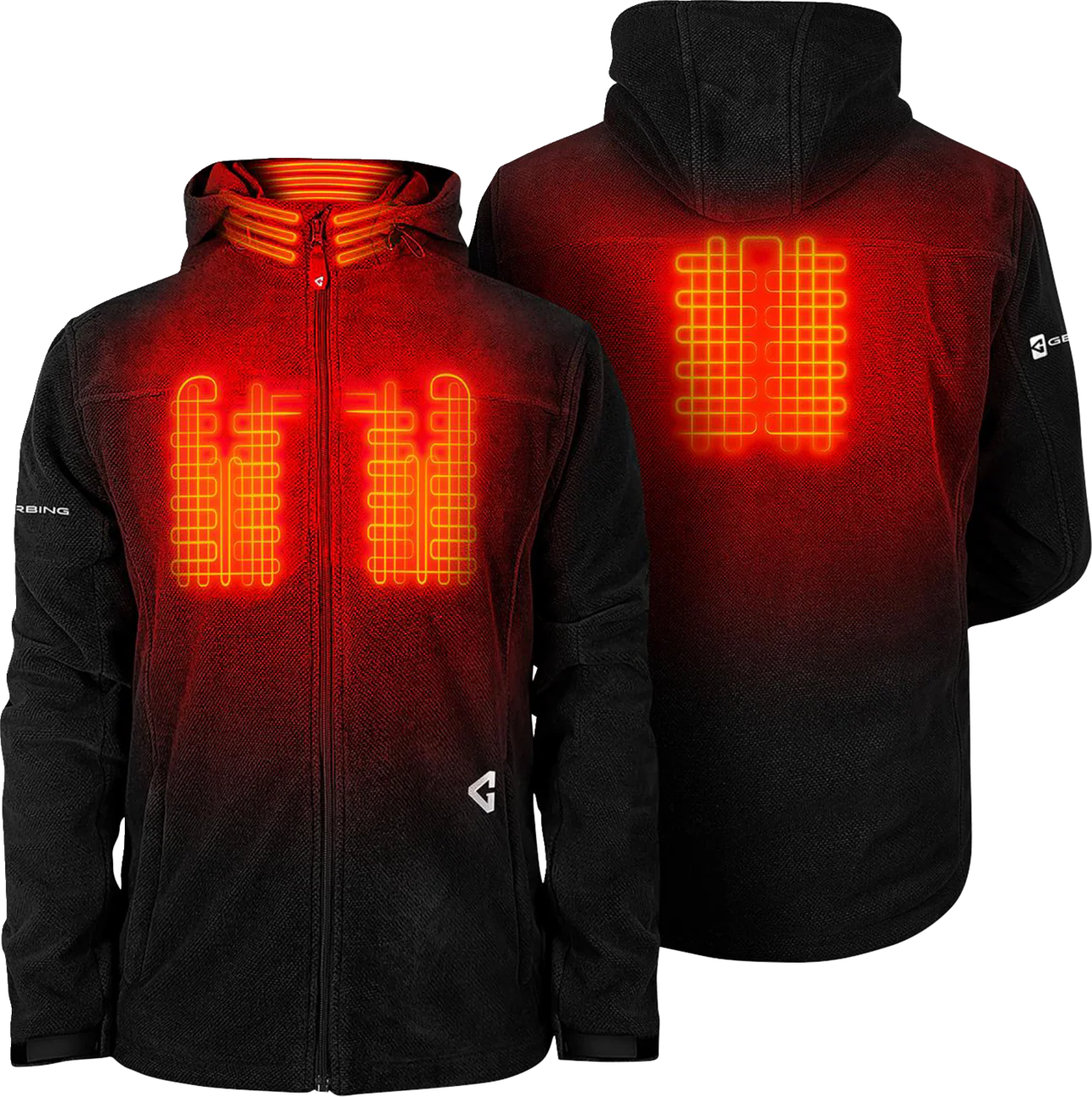 GERBING HEATED CLOTHING 7V Thermite Fleece Heated Jacket 2.0 - Black - 2XL GER-TFJKT-7V-M-B-XXL - Image 3