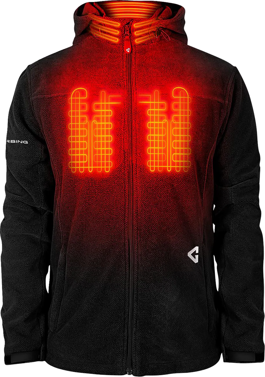 GERBING HEATED CLOTHING 7V Thermite Fleece Heated Jacket 2.0 - Black - Small GER-TFJKT-7V-M-B-S - Image 4