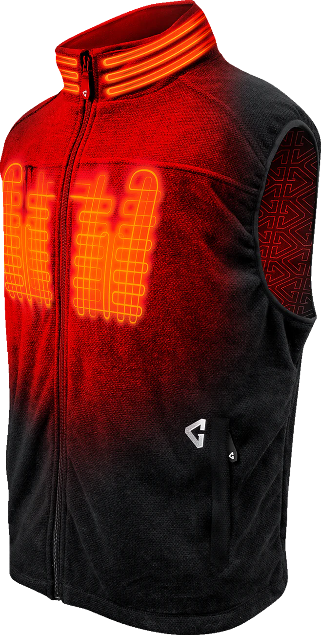 GERBING HEATED CLOTHING 7V Thermite Fleece Heated Vest 2.0 - Black - 2XL GERTFVST7VMBXXL - Image 3