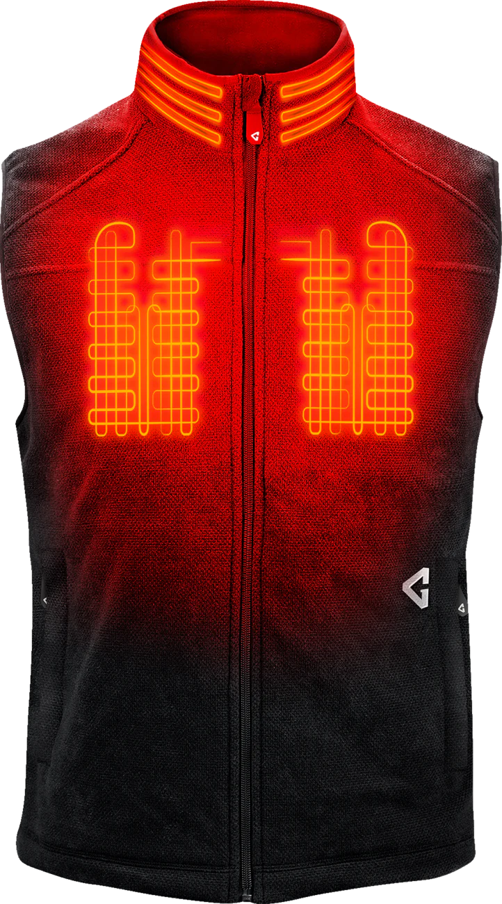 GERBING HEATED CLOTHING 7V Thermite Fleece Heated Vest 2.0 - Black - Medium GERTFVST7VMBM - Image 5