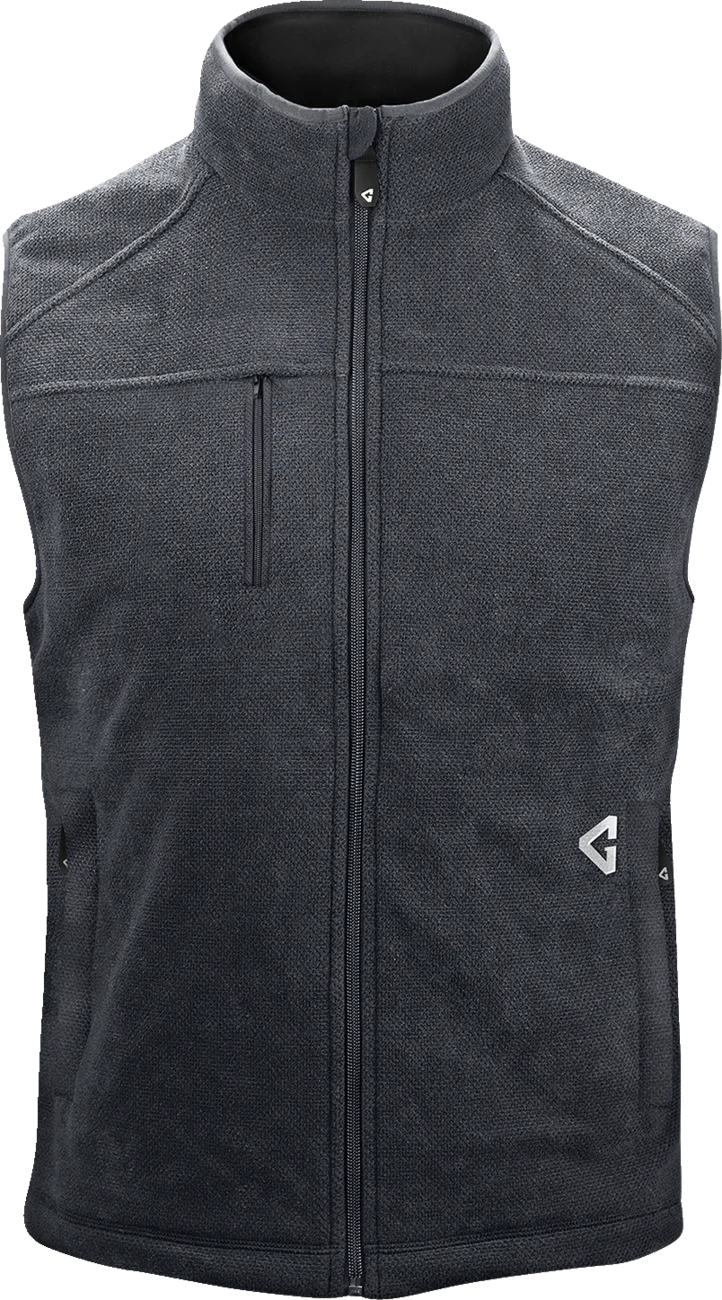 GERBING HEATED CLOTHING 7V Thermite Fleece Heated Vest 2.0 - Gray - Small GERTFVST7VMGS