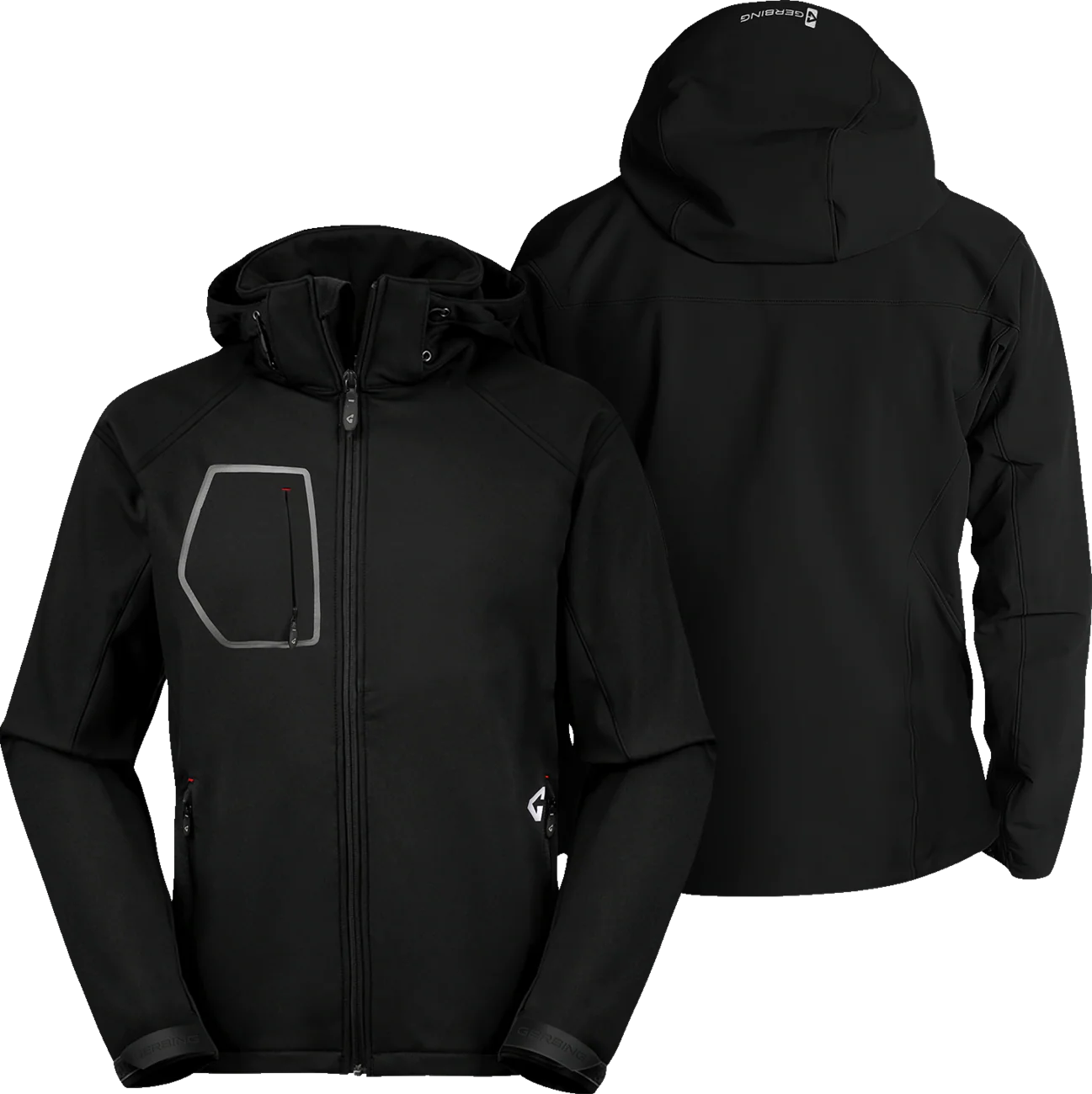 GERBING HEATED CLOTHING 7V Torrid Softshell Heated Jacket 2.0 - Black - Medium GERTJKT7VMBM - Image 5