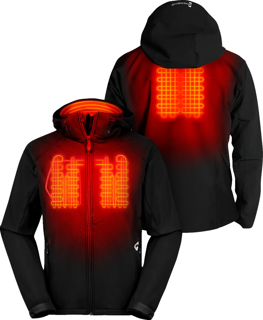 GERBING HEATED CLOTHING 7V Torrid Softshell Heated Jacket 2.0 - Black - XL GERTJKT7VMBXL - Image 2