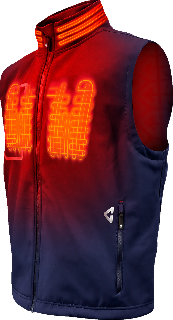 GERBING HEATED CLOTHING 7V Torrid Softshell Heated Vest 2.0 - Navy - Medium GERTVST7VMNM - Image 4