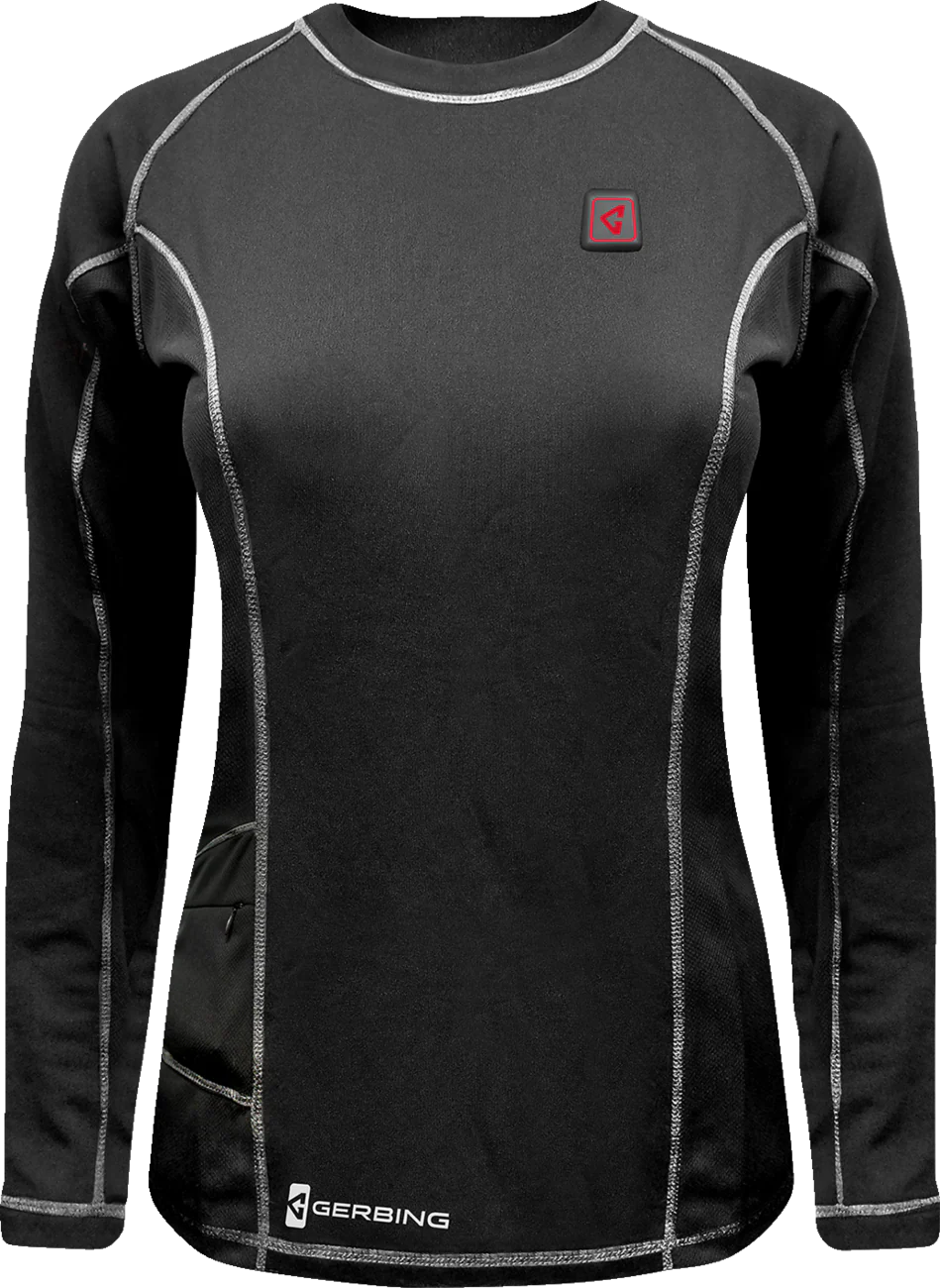GERBING HEATED CLOTHING Women's 7V Heated Base Layer Shirt - S GERBLS7VWBLKS