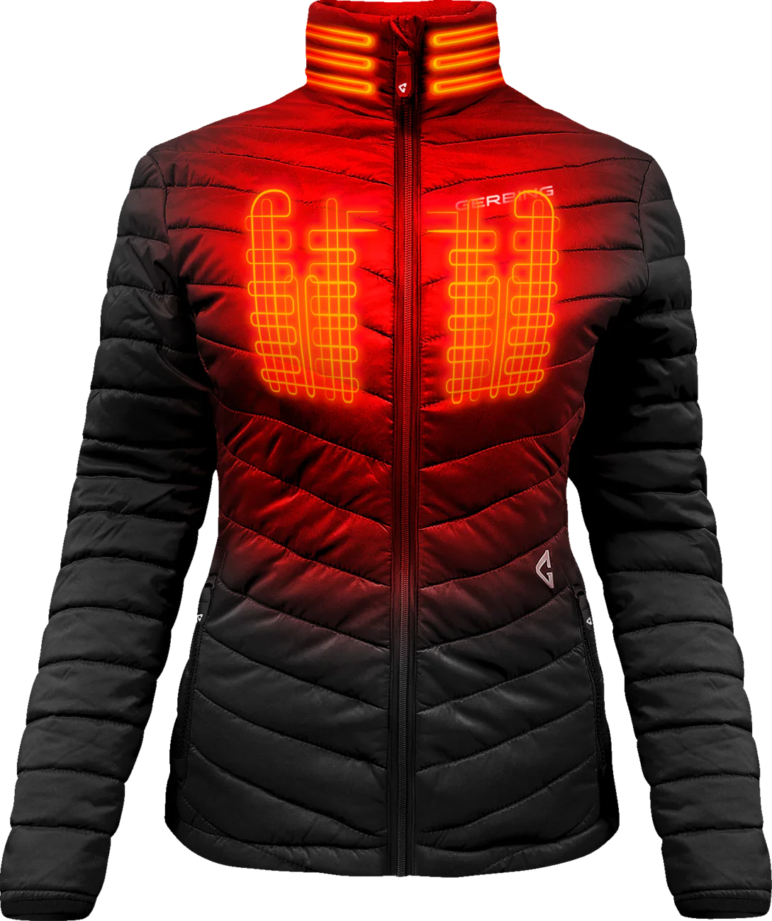 GERBING HEATED CLOTHING Women's 7V Khione Insulated Heated Puffer Jacket 2.0 - Large GERKPJKT7VWBL - Image 4