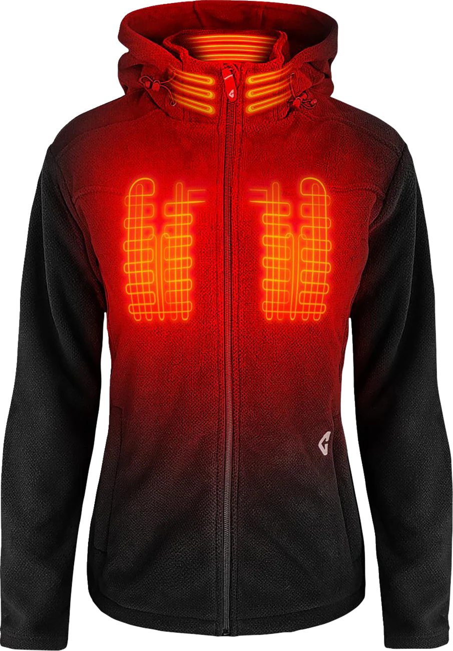 GERBING HEATED CLOTHING Women's 7V Thermite Fleece Heated Jacket 2.0 - Black - Small GER-TFJKT-7V-W-B-S - Image 2