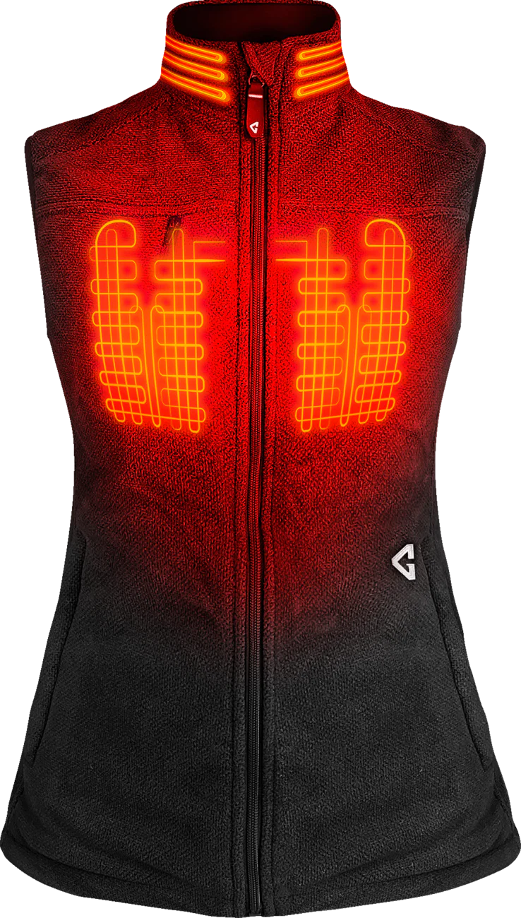 GERBING HEATED CLOTHING Women's 7V Thermite Heated Fleece Vest 2.0 - Black - Large GERTFVST7VWBL - Image 4