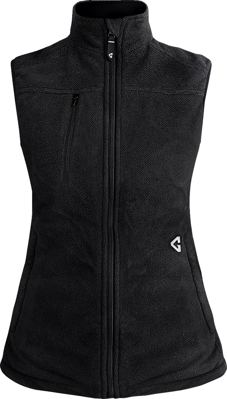 GERBING HEATED CLOTHING Women's 7V Thermite Heated Fleece Vest 2.0 - Black - Medium GERTFVST7VWBM