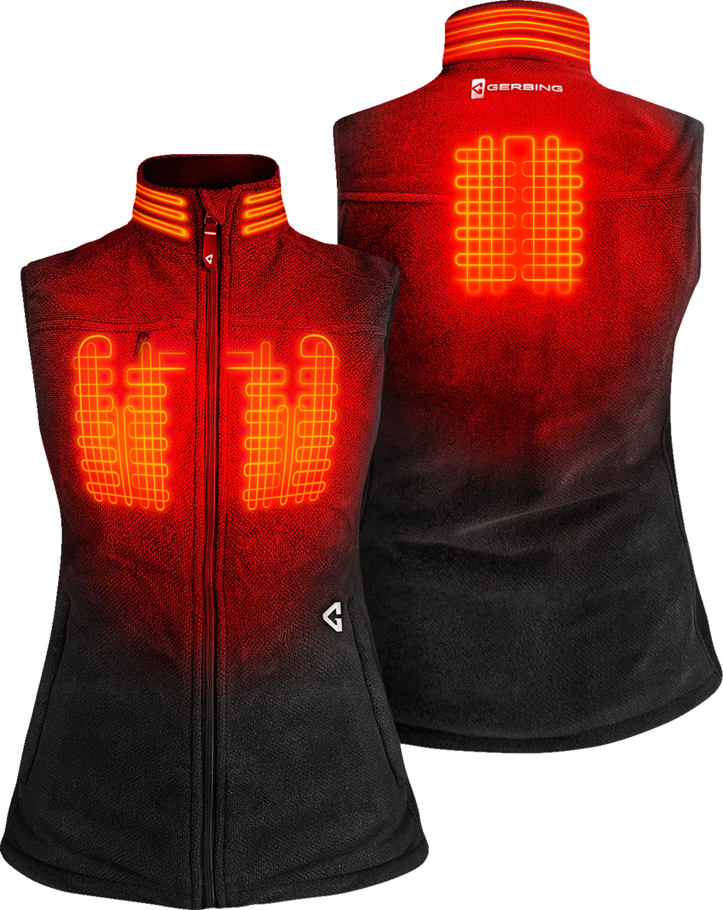 GERBING HEATED CLOTHING Women's 7V Thermite Heated Fleece Vest 2.0 - Black - Medium GERTFVST7VWBM - Image 2