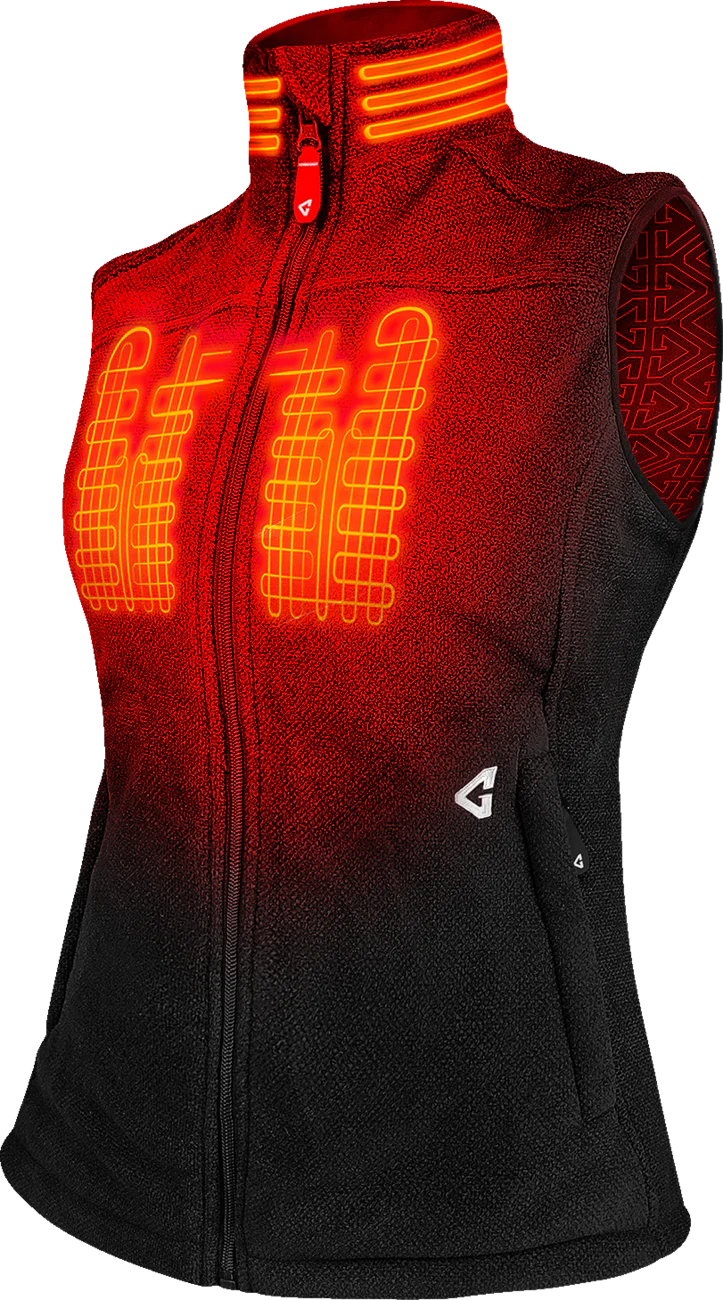 GERBING HEATED CLOTHING Women's 7V Thermite Heated Fleece Vest 2.0 - Black - Medium GERTFVST7VWBM - Image 3