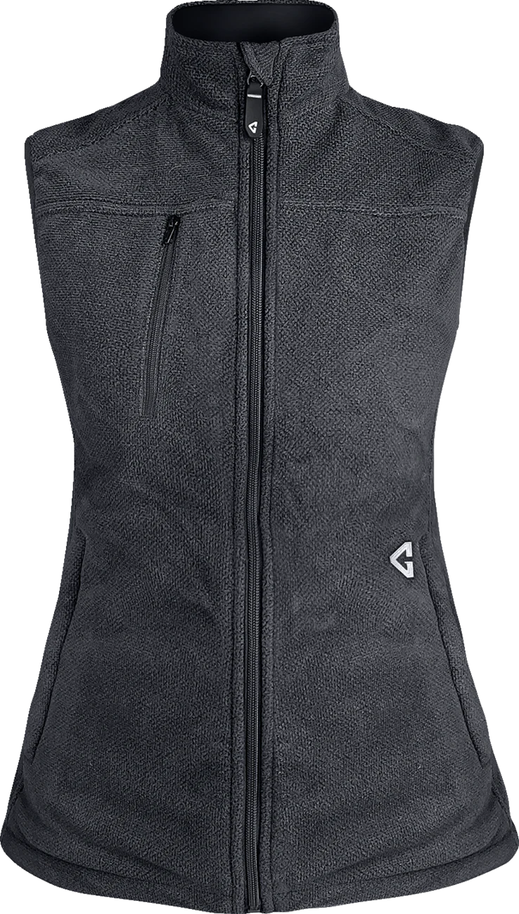 GERBING HEATED CLOTHING Women's 7V Thermite Heated Fleece Vest 2.0 - Gray - Small GERTFVST7VWGS