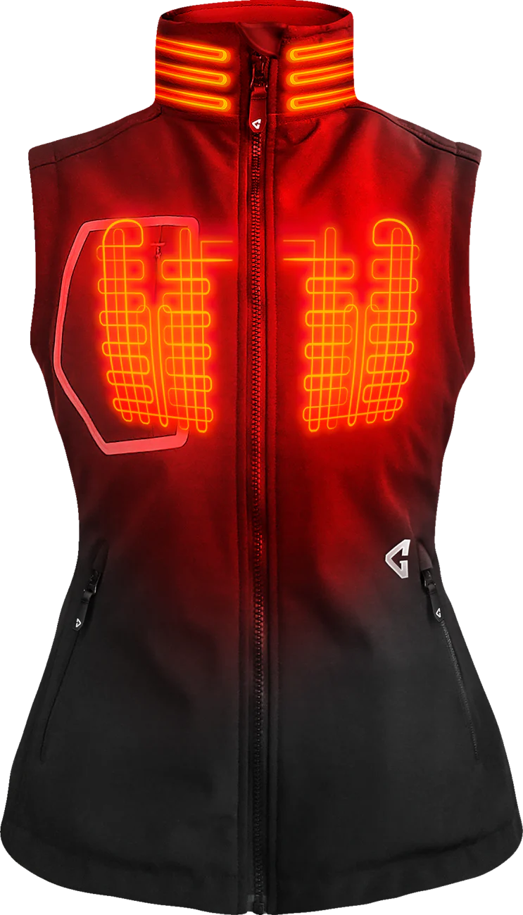 GERBING HEATED CLOTHING Women's 7V Torrid Softshell Heated Vest 2.0 - Black - XS GERTVST7VWBXS - Image 3