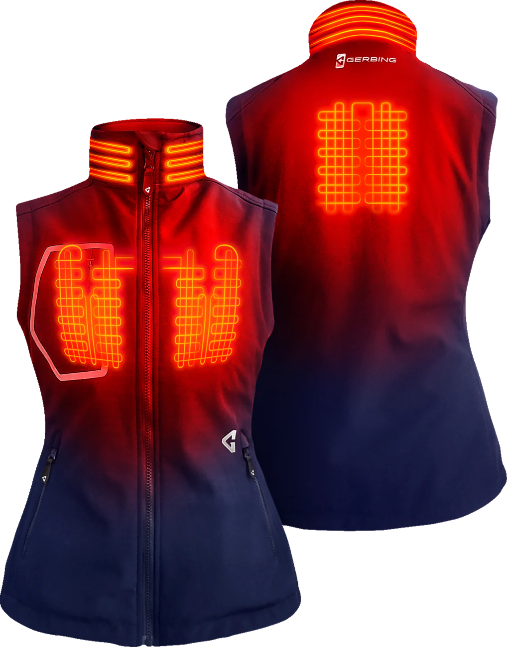 GERBING HEATED CLOTHING Women's 7V Torrid Softshell Heated Vest 2.0 - Navy - XS GERTVST7VWNXS - Image 3
