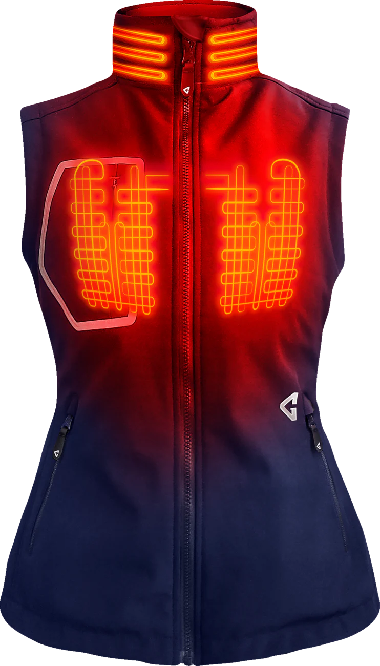 GERBING HEATED CLOTHING Women's 7V Torrid Softshell Heated Vest 2.0 - Navy - XS GERTVST7VWNXS - Image 5