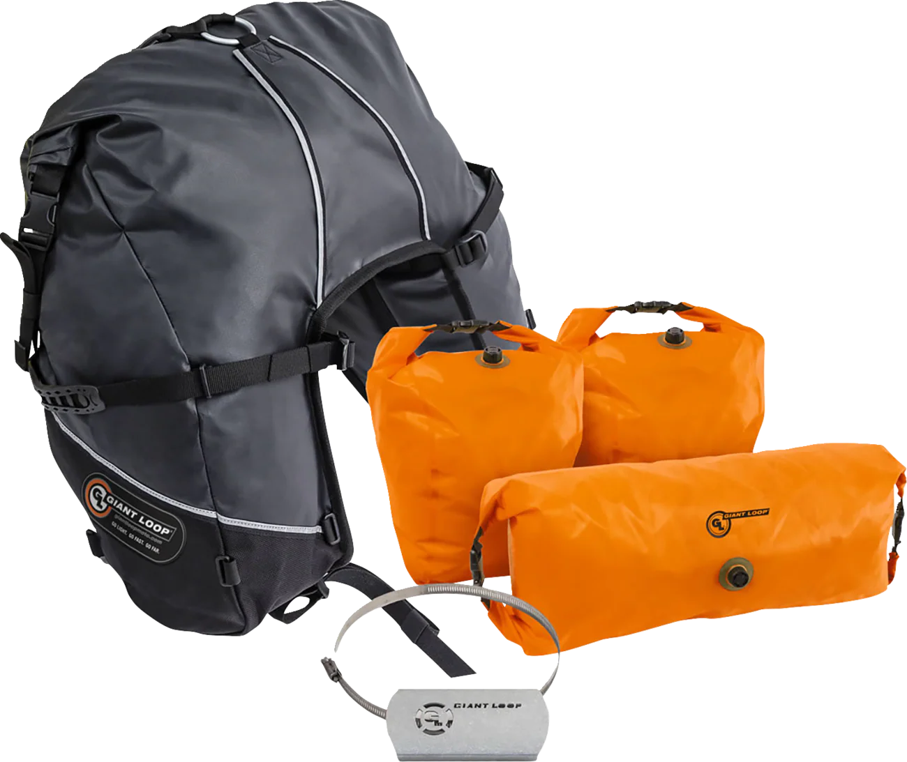 GIANT LOOP Great Basin Saddlebag* - Black GBSB23-B