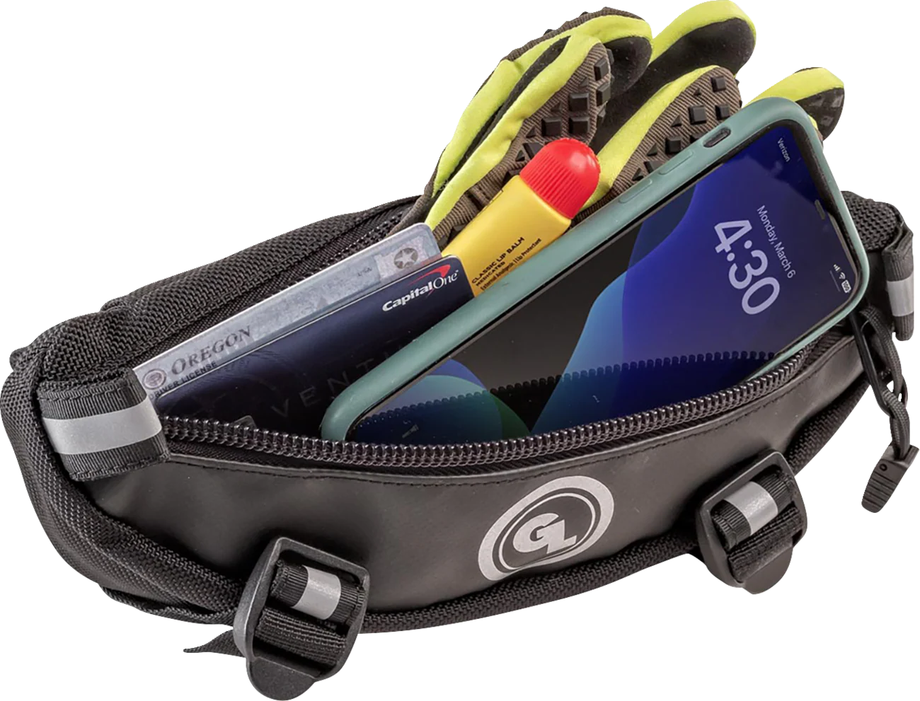 GIANT LOOP Zigzag Handlebar Bag* - Black ZHB23-B - Image 3