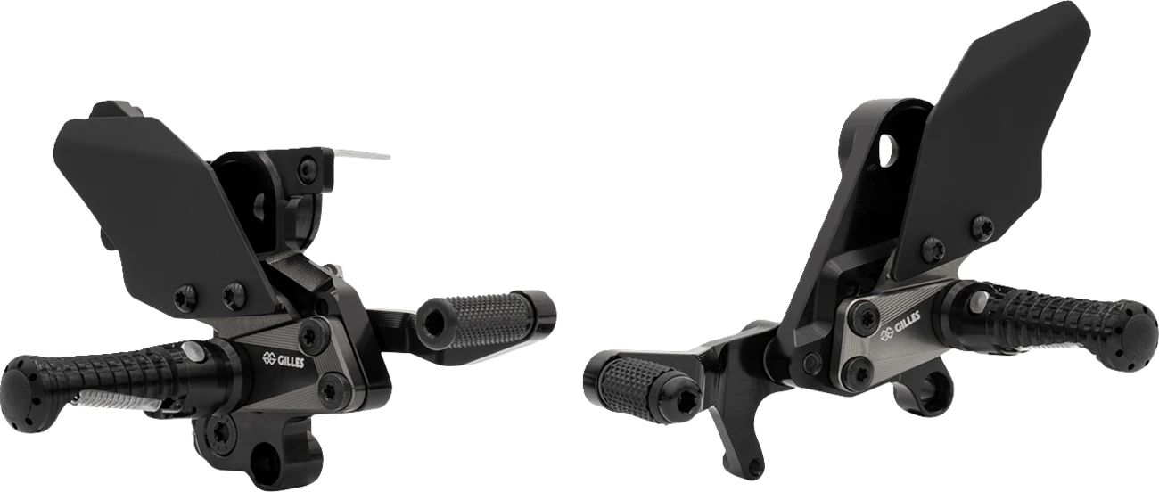 GILLES TOOLING Adjustable Rearset - AS31GT - Black - Suzuki AS31-S09-B