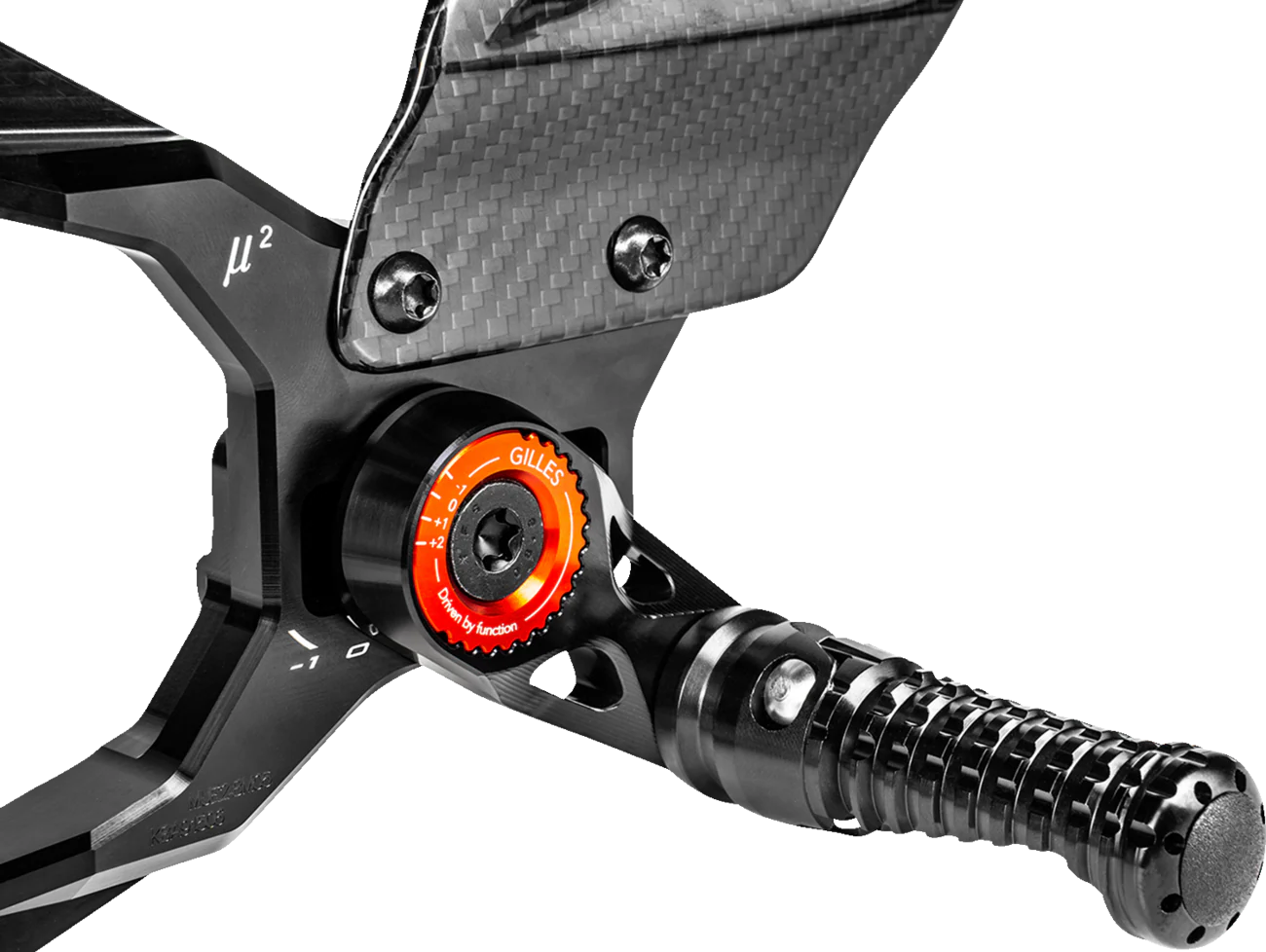 GILLES TOOLING MUE2 Rearset - Black - BMW MUE2-BM05-B - Image 2
