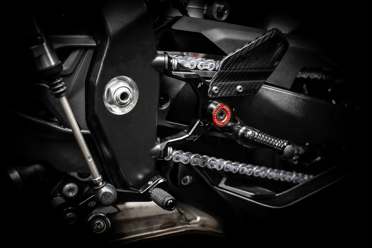 GILLES TOOLING MUE2 Rearset - Black - BMW MUE2-BM05-B - Image 3