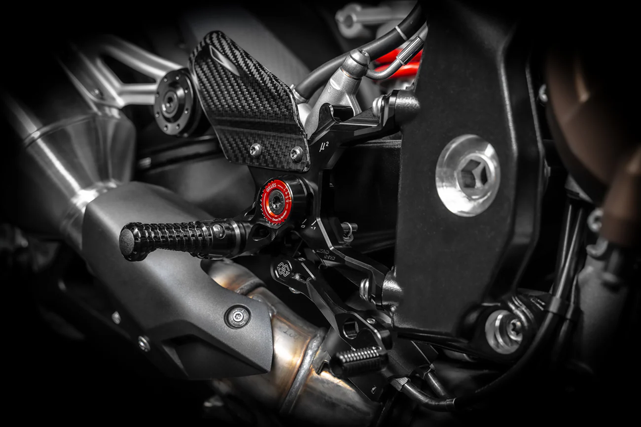 GILLES TOOLING MUE2 Rearset - Black - BMW MUE2-BM05-B - Image 4