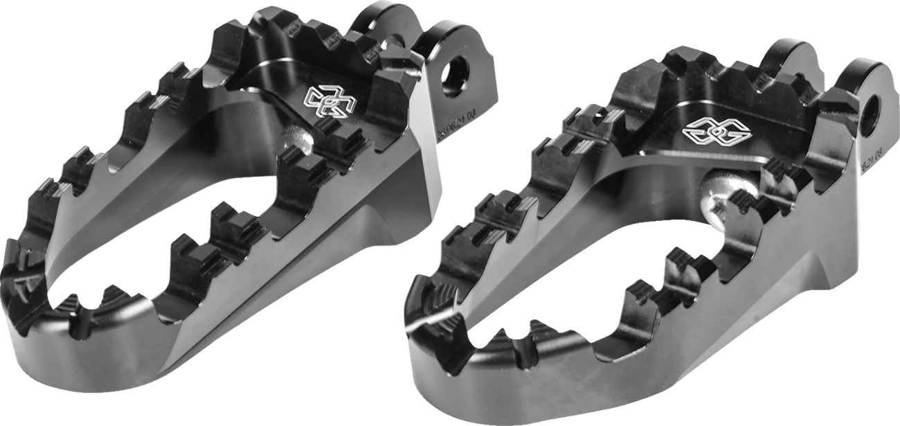 GILLES TOOLING Pro-X Enduro Footpegs - Black RGK-119-UF34-SET-B