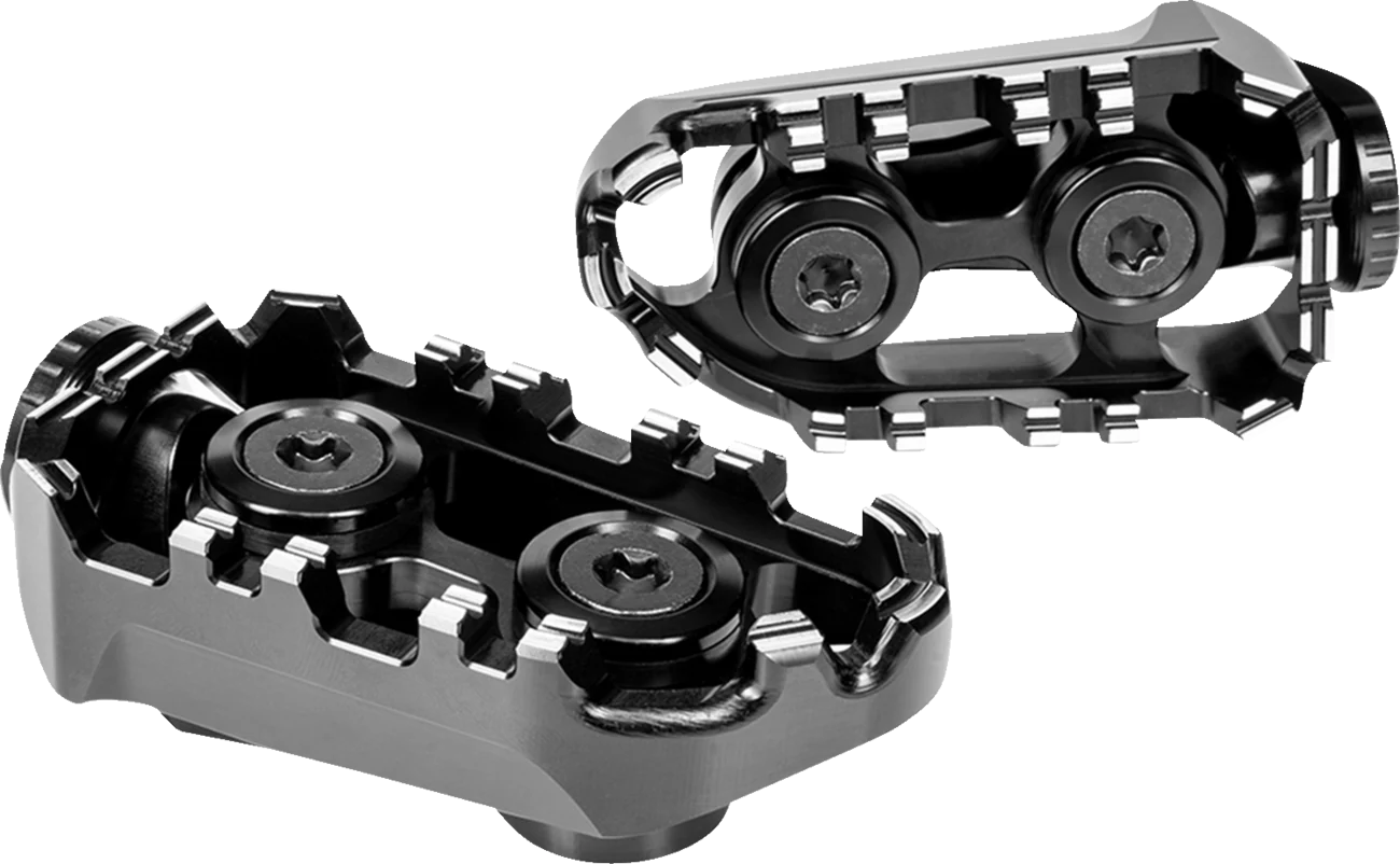 GILLES TOOLING Tech-X Enduro Footpeg - Driver - Black RGK-118-UF35-SET-B