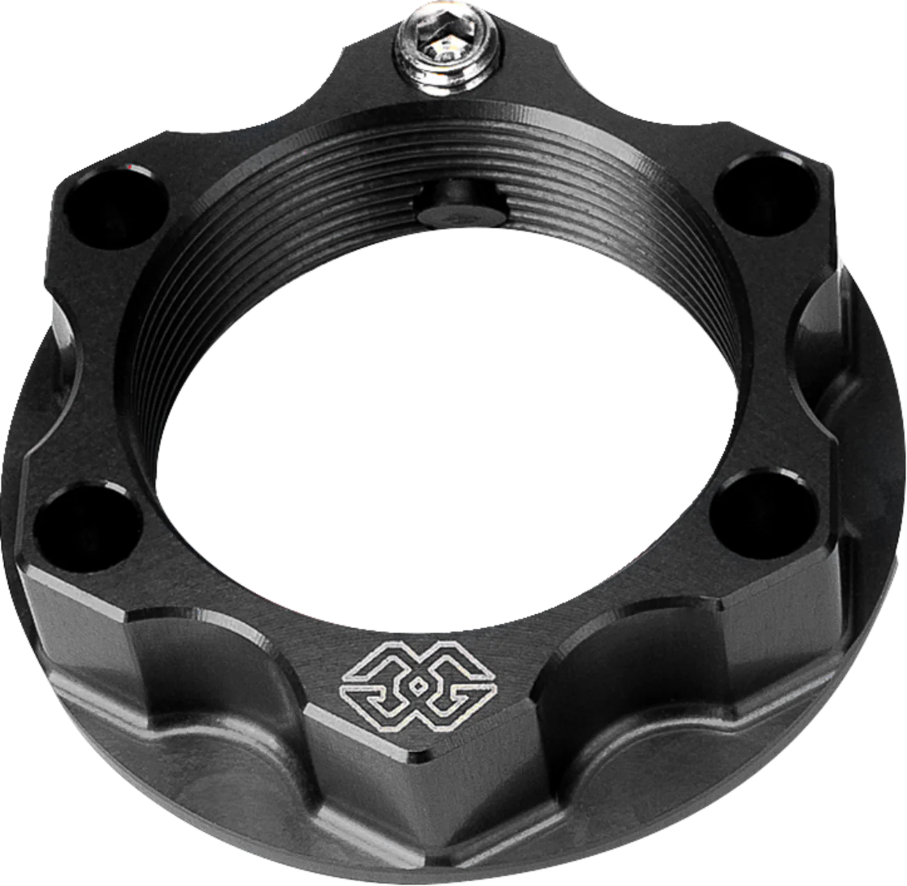 GILLES TOOLING Top Yoke Nut - ACMA - Black ACMA-28-10-B