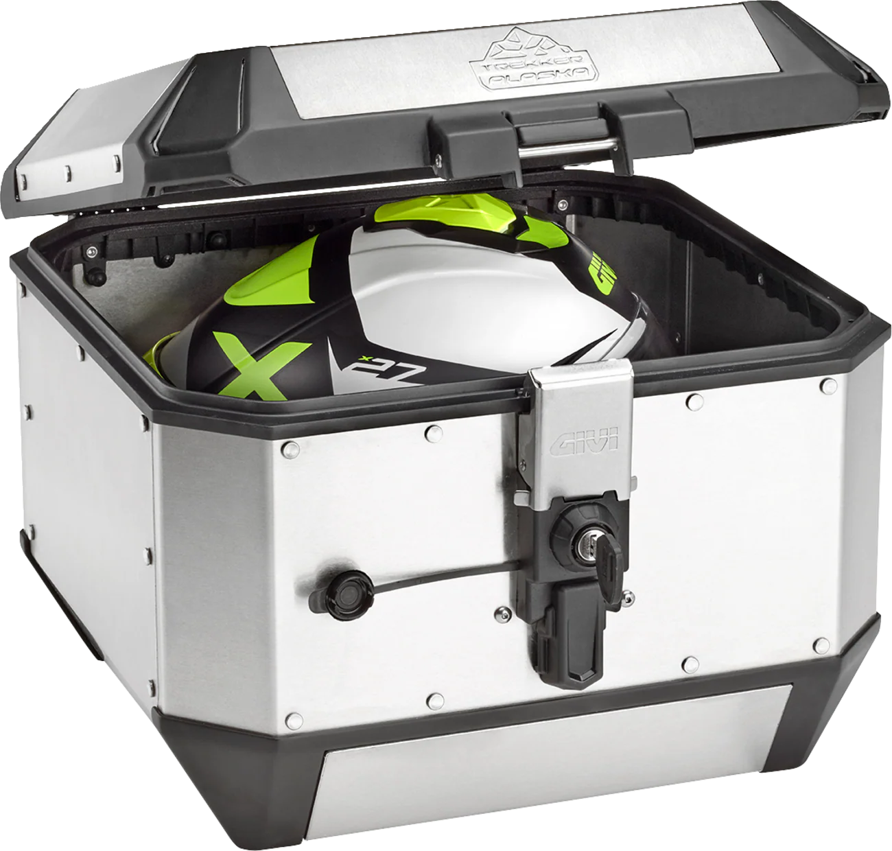 GIVI Alaska Side Case - 44L - Silver ALA44A - Image 3