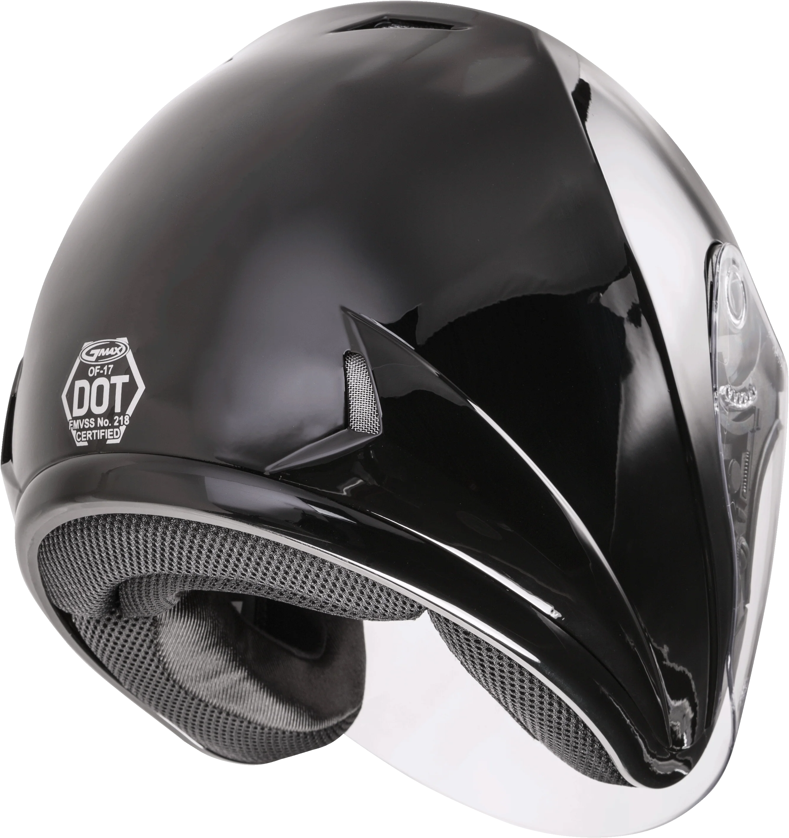 GMAX OF-17 Open Face Helmet Black - G317029N - Image 4