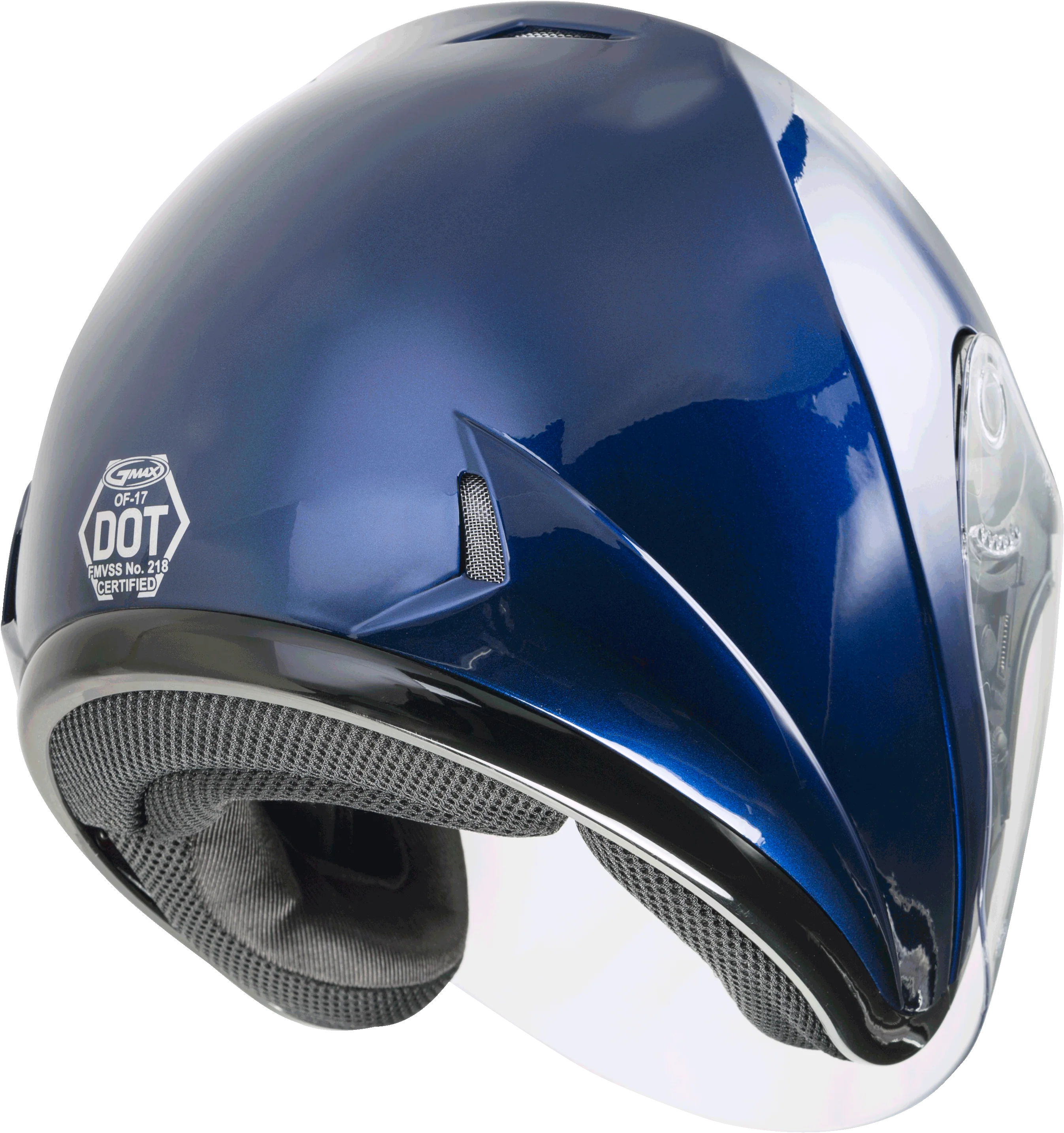 GMAX OF-17 Open Face Helmet Blue XL - G317497N - Image 4
