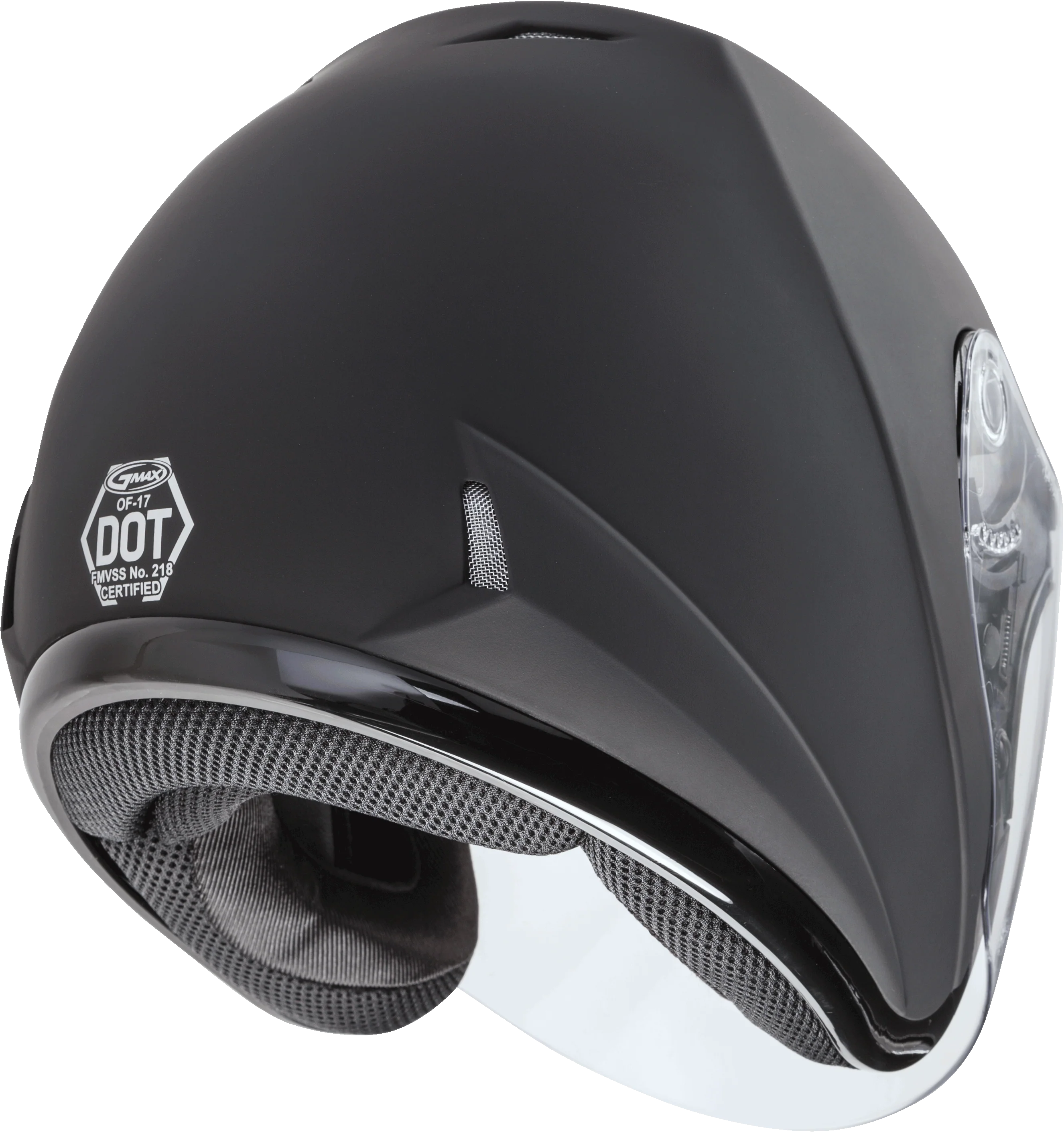 GMAX OF-17 Open Face Helmet Matte Black - G317078N - Image 4