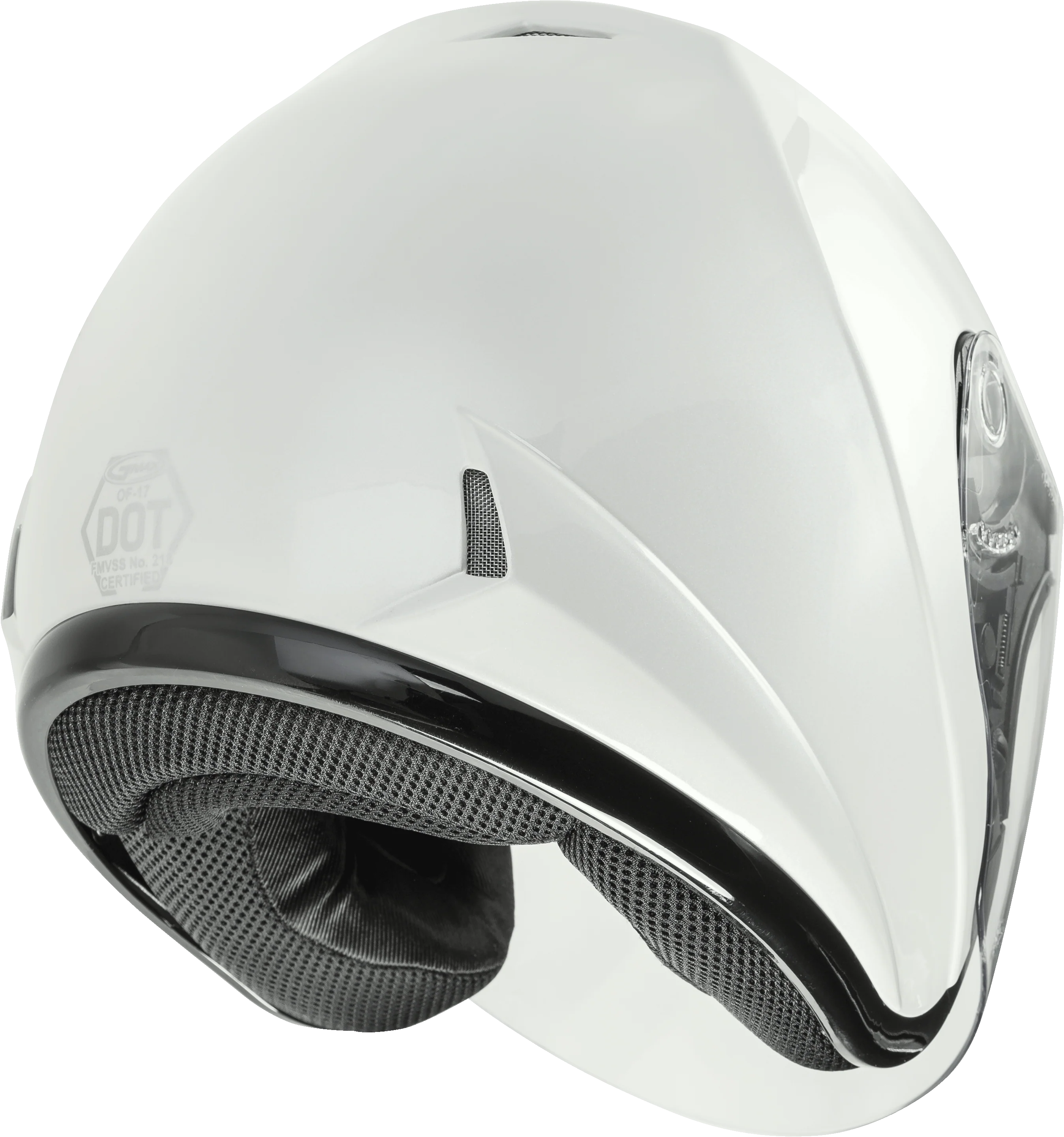 GMAX OF-17 Open Face Helmet Pearl White XL - G317087N - Image 4