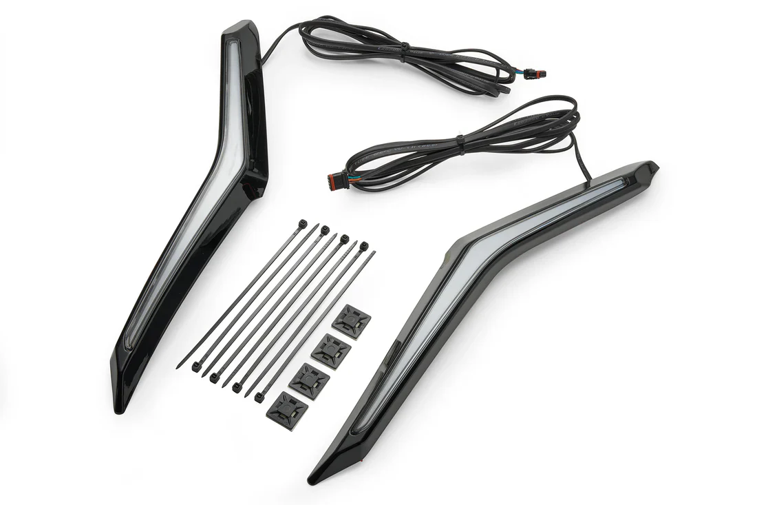 Goldstrike Strike Windshield Trim Black App to Honda Gold Wing