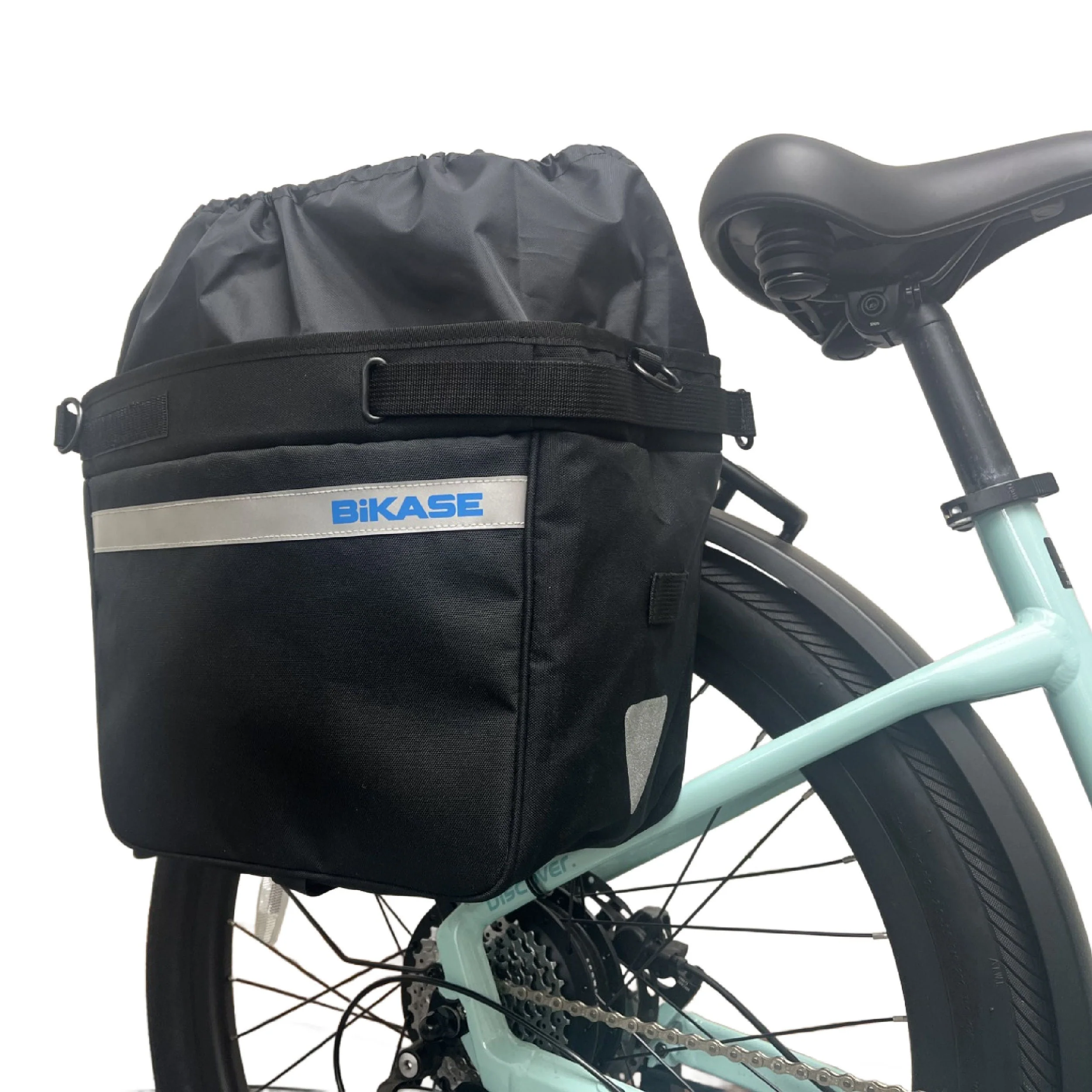 BiKASE Grocery Pannier with Black Fly Cover - Image 3