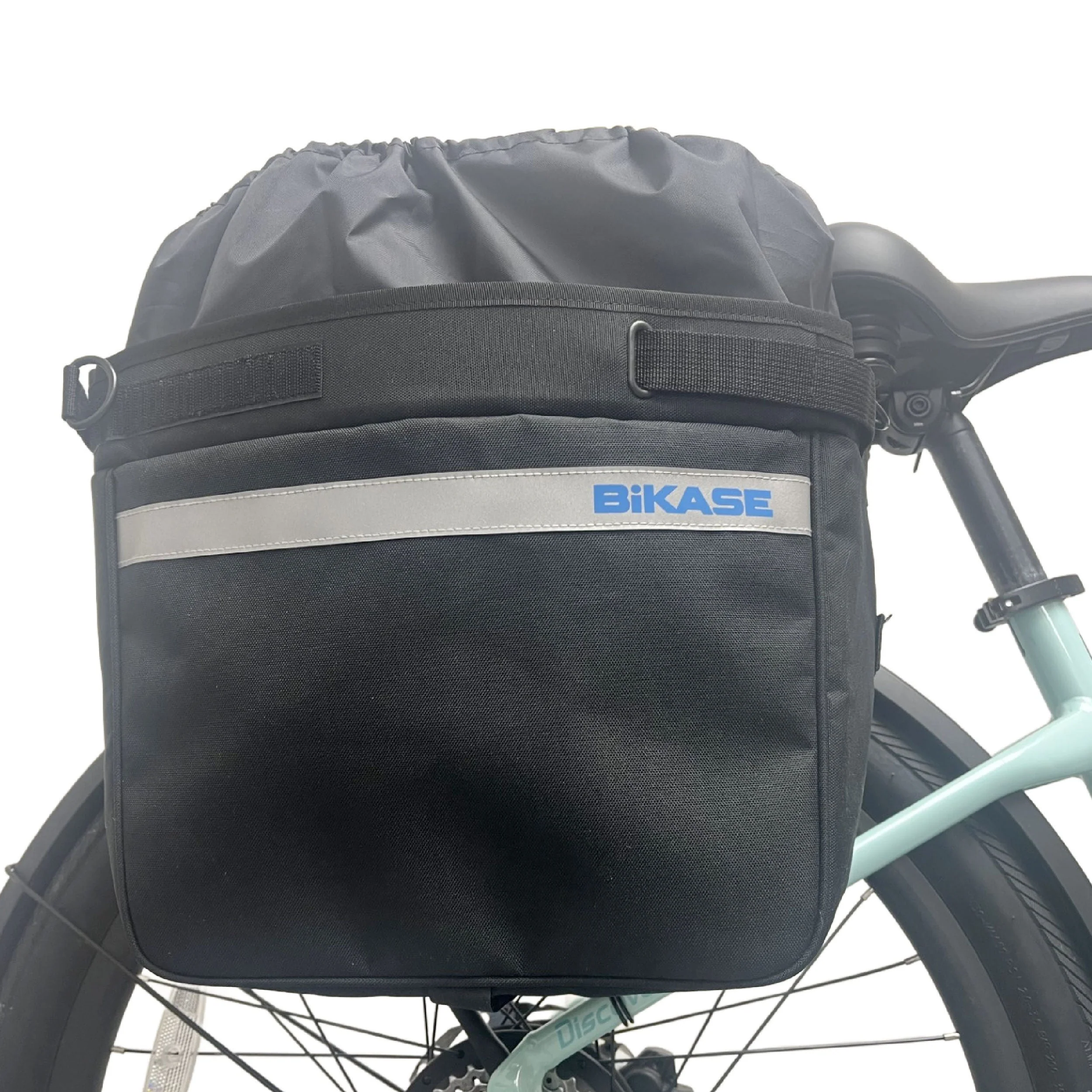 BiKASE Grocery Pannier with Black Fly Cover - Image 4