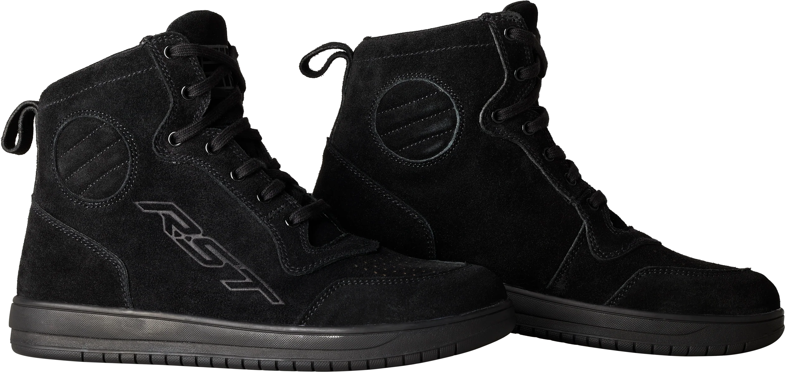 Hitop Moto Sneaker Ce Boot Black Suede  Sz 12