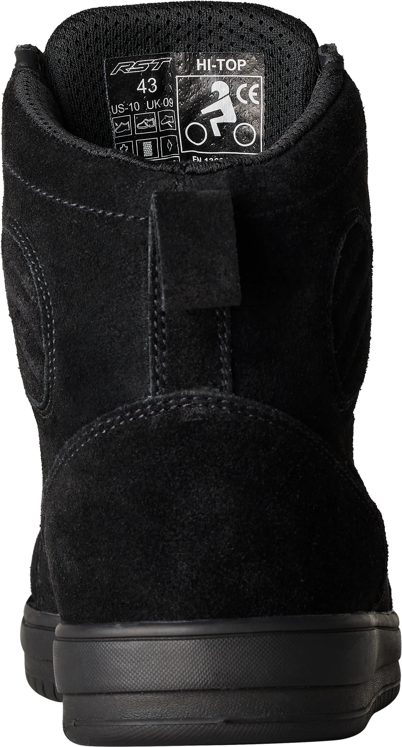 Hitop Moto Sneaker Ce Boot Black Suede  Sz 12 - Image 4
