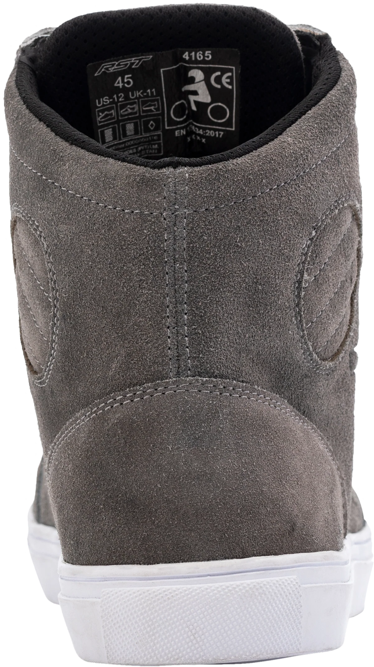 RST Hitop Moto Sneaker Ce Boot Grey Suede  Sz 7 - Image 3