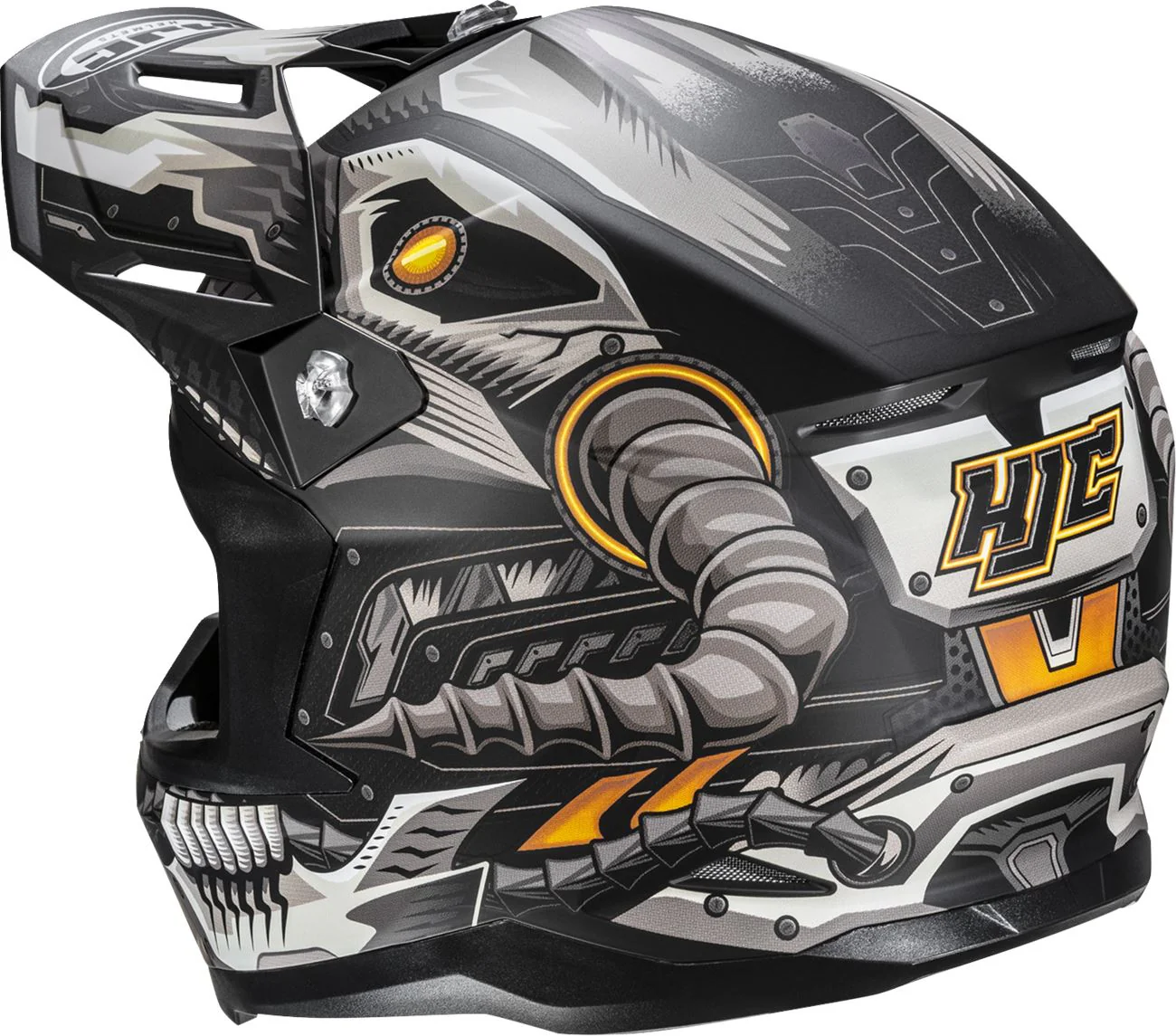 HJC C50 Helmet - Mecha Beast - Image 3