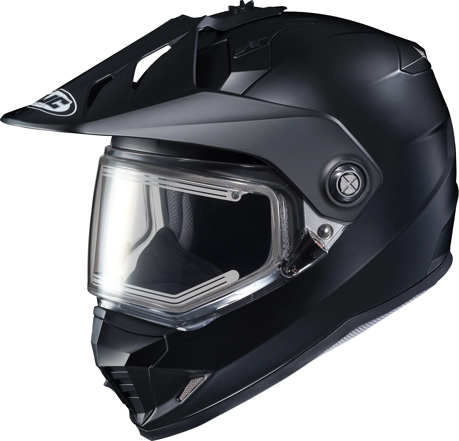 HJC DS-X1 Snow Helmet - Electric - Solid - Semi-Flat Black - 2XL 272496