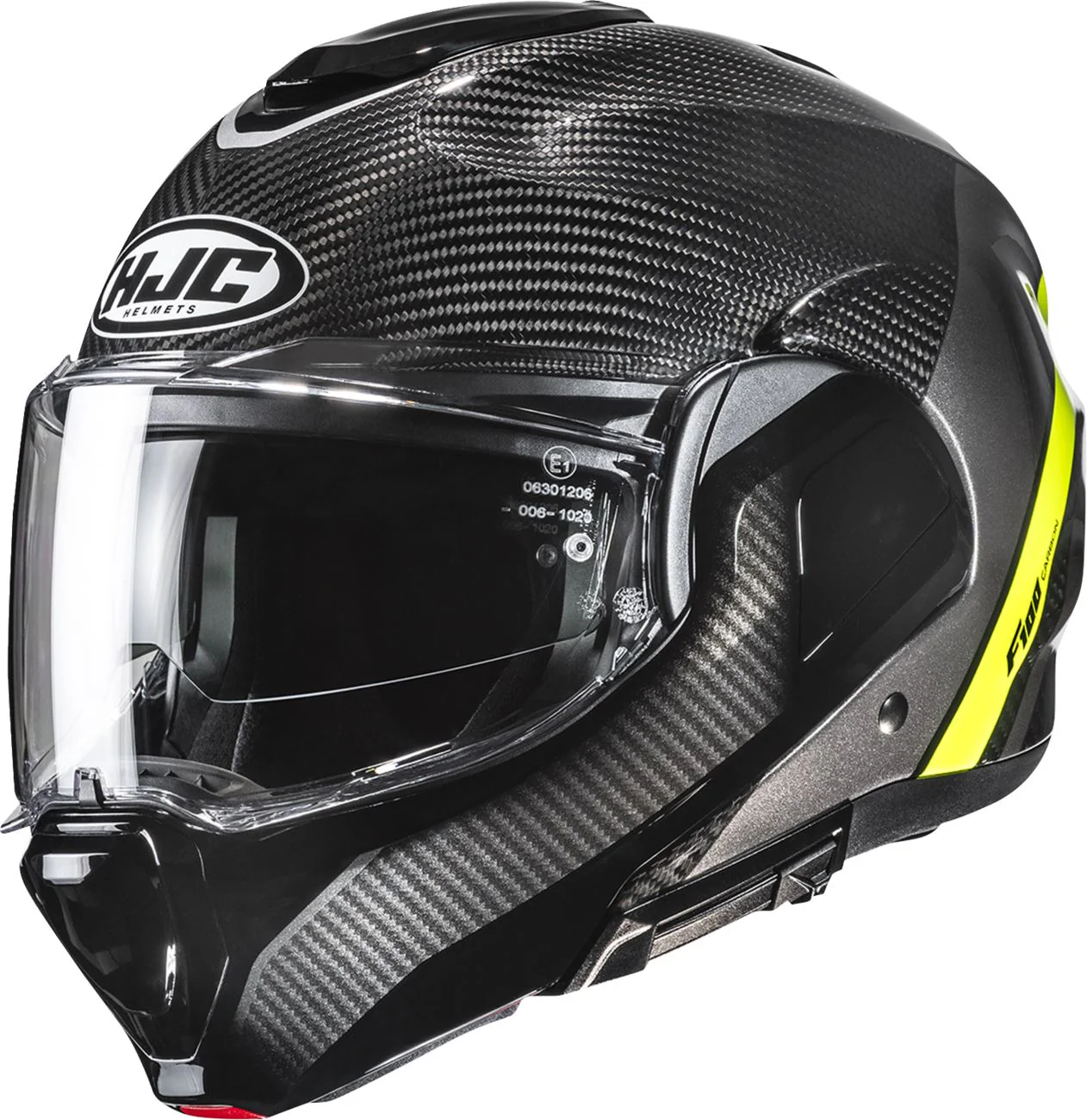 HJC F100 Carbon Modular Motorcycle Helmet - Stan
