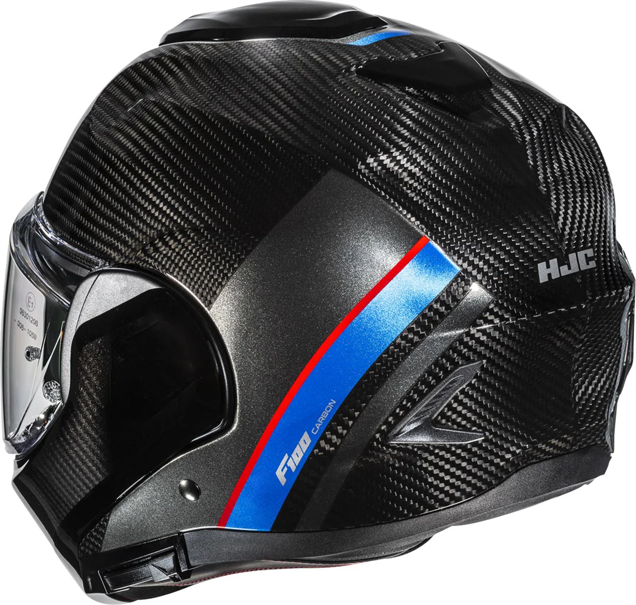 HJC F100 Carbon Modular Motorcycle Helmet - Stan - Image 4