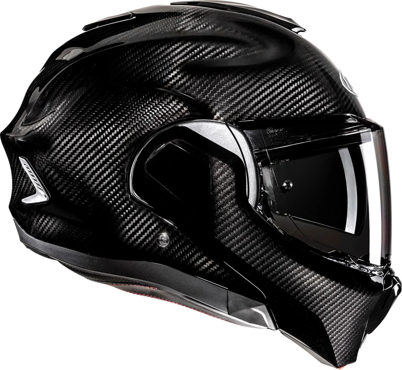 HJC F100 Carbon Modular Helmet - Solid - Image 3
