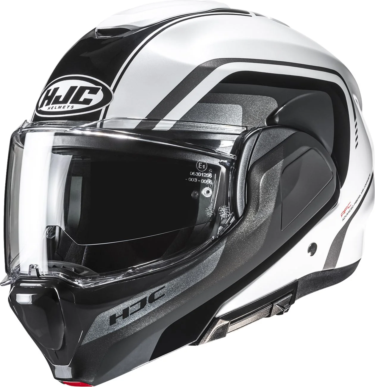 HJC F100 Modular Motorcycle Helmet - Reff - Image 2