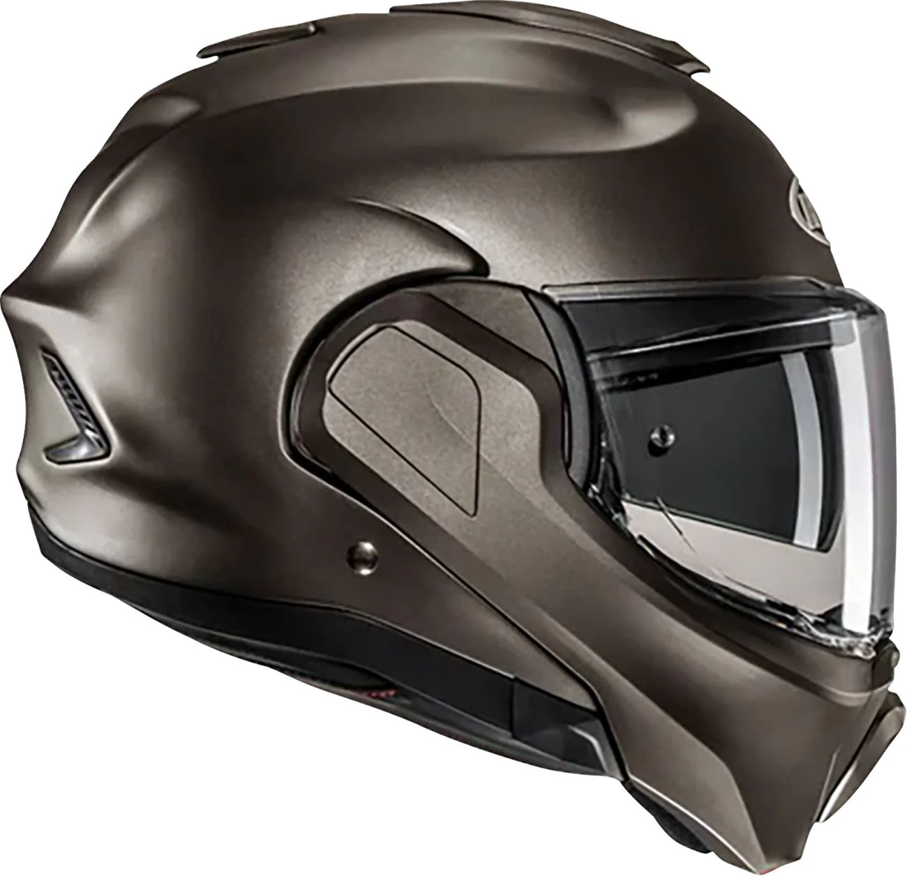 HJC F100 Modular Motorcycle Helmet - Solid - Image 4